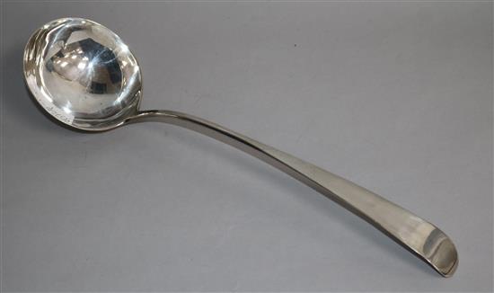 A George III Scottish silver Old English pattern soup ladle, Graham & Maclean, Edinburgh, 1801.